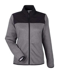 CORE365 - Women's Venture Heathered Stripe Hybrid Jacket