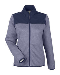 CORE365 - Women's Venture Heathered Stripe Hybrid Jacket