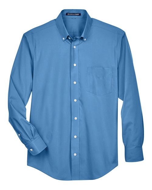 Devon & Jones Men's Tall Crown Collection® Broadcloth Woven Dress Shirt