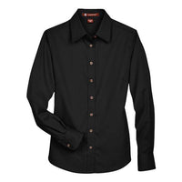 Women's Easy Blend™ Long Sleeve Twill Dress Shirt with Stain-Release