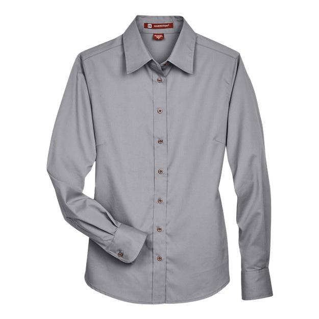 Women's Easy Blend™ Long Sleeve Twill Dress Shirt with Stain-Release