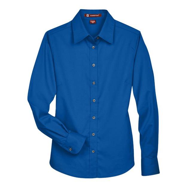 Women's Easy Blend™ Long Sleeve Twill Dress Shirt with Stain-Release