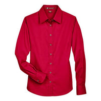Women's Easy Blend™ Long Sleeve Twill Dress Shirt with Stain-Release