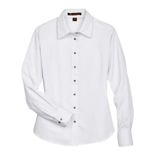 Women's Easy Blend™ Long Sleeve Twill Dress Shirt with Stain-Release