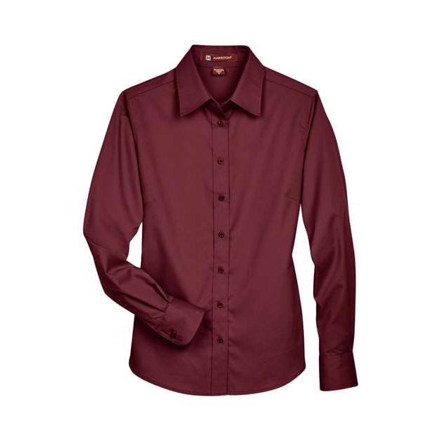 Women's Easy Blend™ Long Sleeve Twill Dress Shirt with Stain-Release
