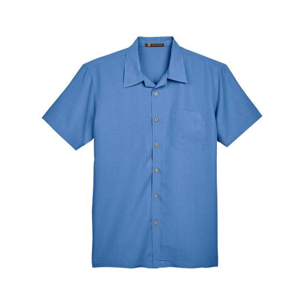 Men's Barbados Textured Camp Shirt