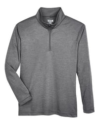 Youth Zone Sonic Heather Performance Quarter-Zip Pullover