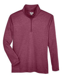 Youth Zone Sonic Heather Performance Quarter-Zip Pullover