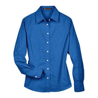 Women's Long Sleeve Oxford Dress Shirt