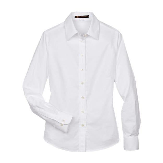 Women's Long Sleeve Oxford Dress Shirt