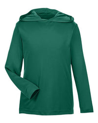 Youth Zone Performance Hooded Long Sleeve T-Shirt