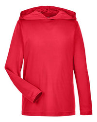 Youth Zone Performance Hooded Long Sleeve T-Shirt
