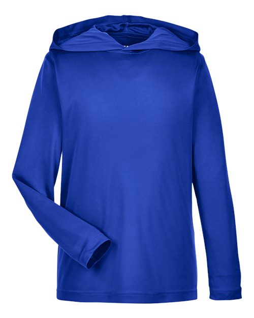 Youth Zone Performance Hooded Long Sleeve T-Shirt