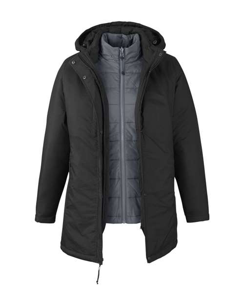 CORE365 - Women's Inspire 3-in-1 Jacket with Insulated Liner