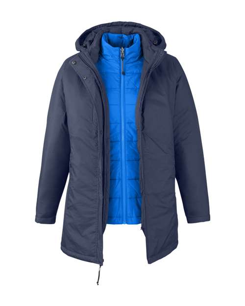 CORE365 - Women's Inspire 3-in-1 Jacket with Insulated Liner