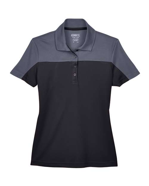 CORE365 - Women's Balance Colourblock Performance Piqué Polo