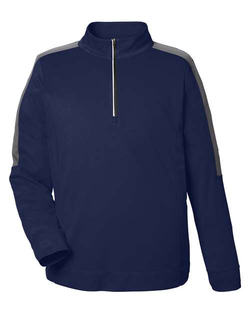 CORE365 - Men' Market Snag Protect Mesh Colourblock Quarter-Zip Pullover