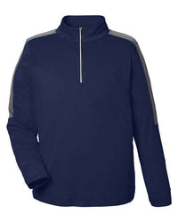 CORE365 - Men' Market Snag Protect Mesh Colourblock Quarter-Zip Pullover