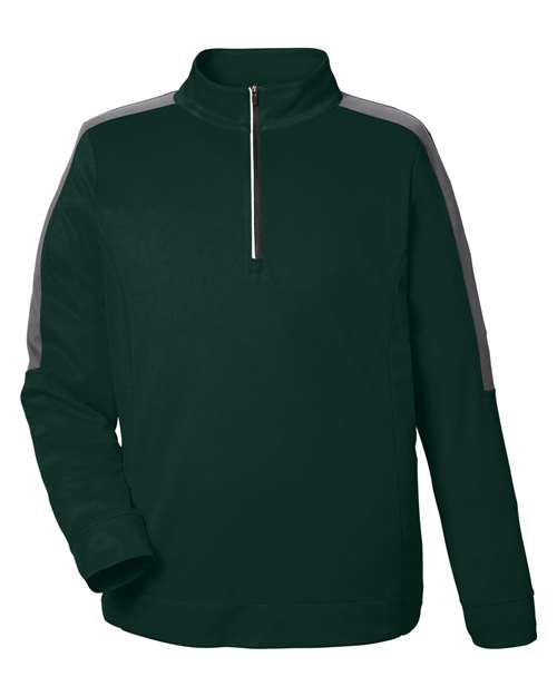 CORE365 - Men' Market Snag Protect Mesh Colourblock Quarter-Zip Pullover