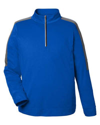 CORE365 - Men' Market Snag Protect Mesh Colourblock Quarter-Zip Pullover