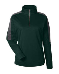 CORE365 - Women's Market Snag Protect Mesh Colourblock Quarter-Zip Pullover