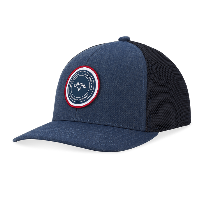 Callaway Playing Through Trucker Cap - Heather Navy