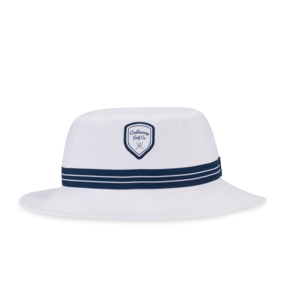 Callaway Bucket Hat - White/Navy / S/M