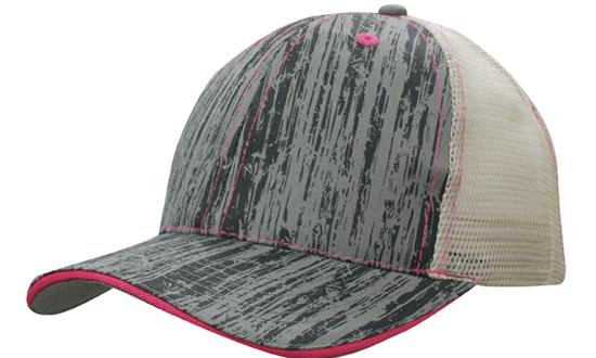 Custom Logo Headwear Canada Wood Printed With Mesh Back