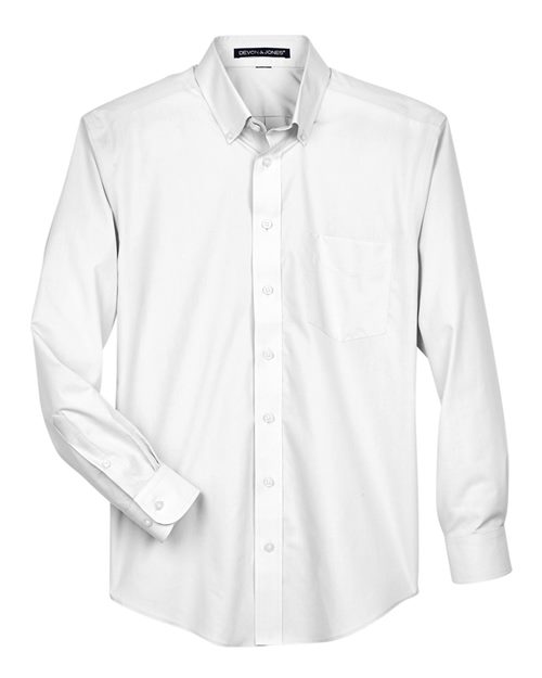 Devon & Jones Men's Crown Collection® Broadcloth Woven Dress Shirt