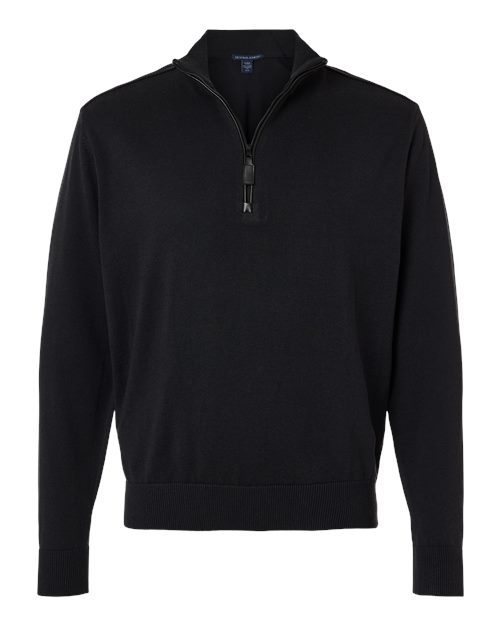 Devon & Jones Men' New Classics Quarter-Zip Sweater