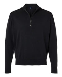 Devon & Jones Men' New Classics Quarter-Zip Sweater