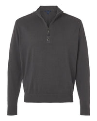Devon & Jones Men' New Classics Quarter-Zip Sweater