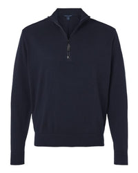 Devon & Jones Men' New Classics Quarter-Zip Sweater