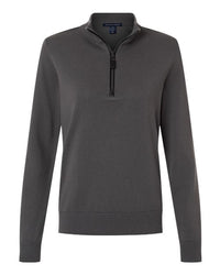 Devon & Jones Women's New Classics Quarter-Zip Sweater