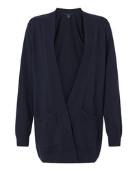 Devon & Jones Women's New Classics Open Cardigan Sweater