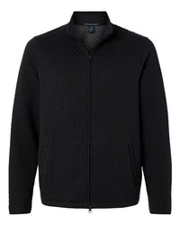 Devon & Jones Men' Berkley Textured Full-Zip Jacket