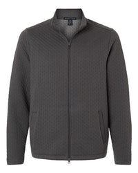 Devon & Jones Men' Berkley Textured Full-Zip Jacket