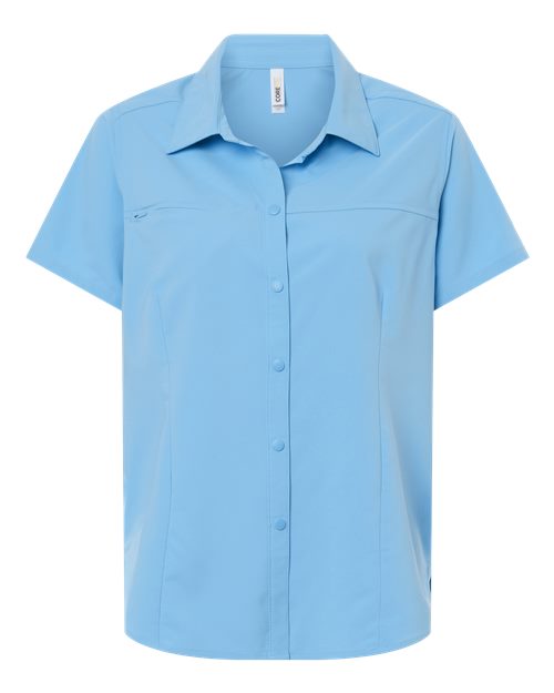CORE365 - Women's UltraUVP Shoreline Short Sleeve Staff Shirt