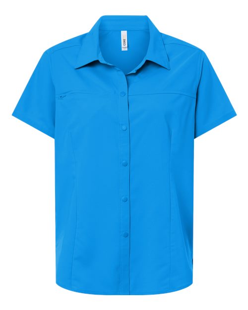 CORE365 - Women's UltraUVP Shoreline Short Sleeve Staff Shirt