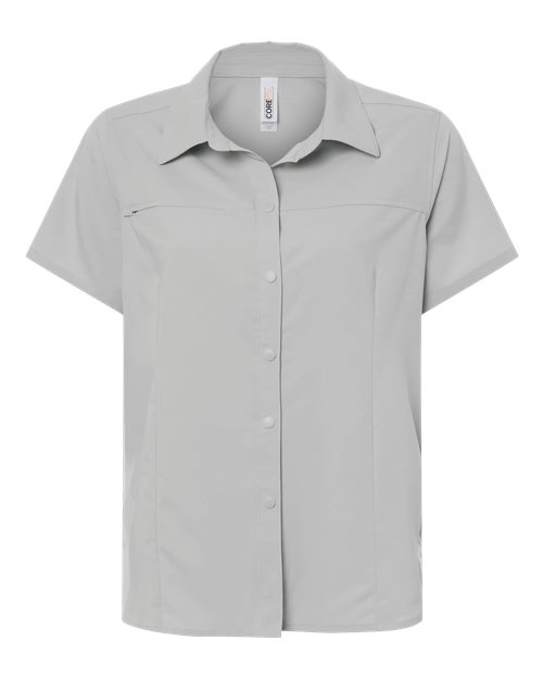 CORE365 - Women's UltraUVP Shoreline Short Sleeve Staff Shirt