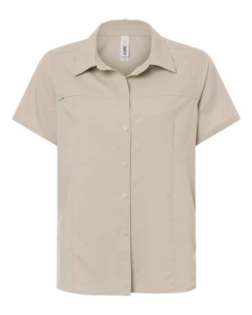 CORE365 - Women's UltraUVP Shoreline Short Sleeve Staff Shirt