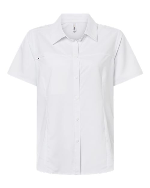 CORE365 - Women's UltraUVP Shoreline Short Sleeve Staff Shirt