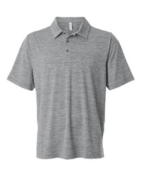 Men's Relay Heathered Stripe Polo
