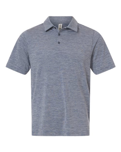 Men's Relay Heathered Stripe Polo