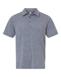 Men's Relay Heathered Stripe Polo