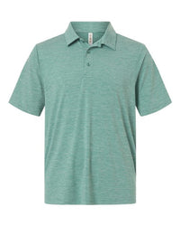 Men's Relay Heathered Stripe Polo
