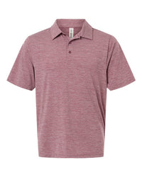 Men's Relay Heathered Stripe Polo