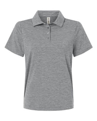 Women's Relay Heathered Stripe Polo