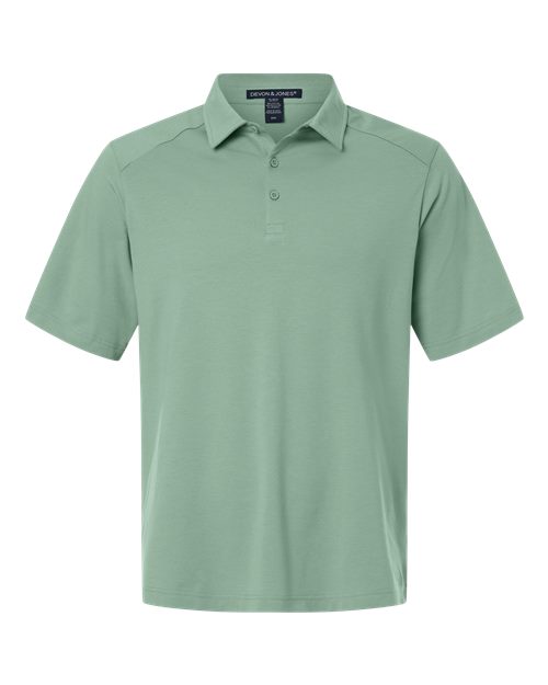 Devon & Jones Men' Seaton Pebble Textured Polo
