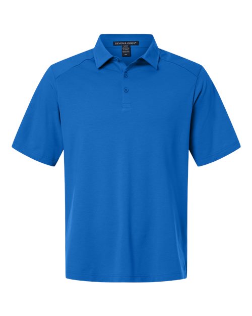Devon & Jones Men' Seaton Pebble Textured Polo